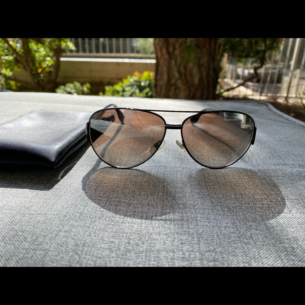 FENDI Aviator Sunglasses w/ Leather Case